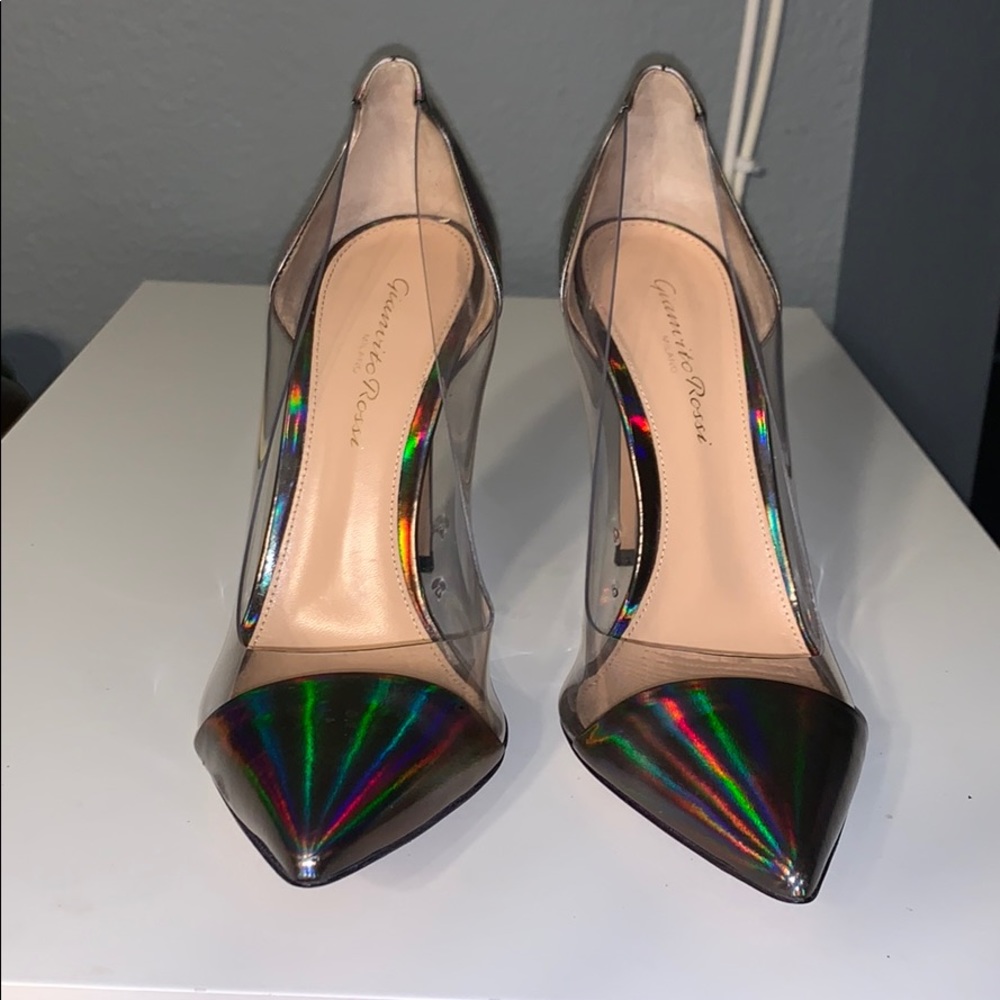 Gianvitto Rossie Plexi Heels - Laser Acciaio sz 37
